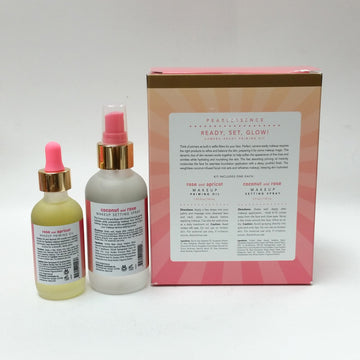 Pearlessence Makeup Priming & Setting Spray Camera Ready Set Glow Kit Set